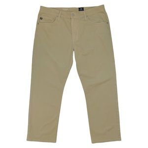Adriano Goldschmied Men's The Graduate Tailored Leg Khaki Chino's 36x27 *Hemmed